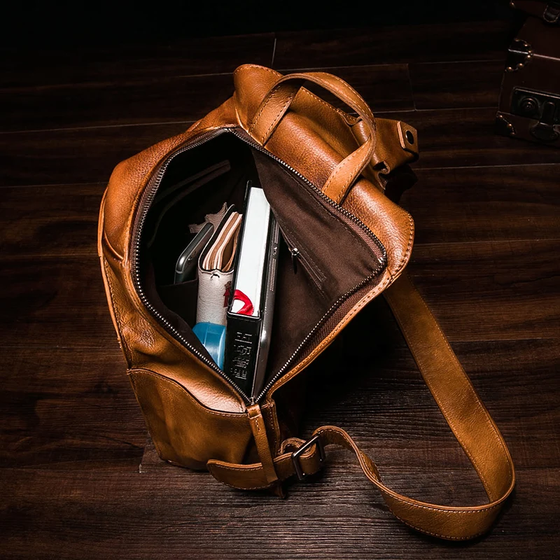 Винтажная сумка из натуральной кожи мужская сумка bolsas слинг нагрудная сумка для мужчин сумка через плечо мессенге сумка на плечо слинг груди пакет сумка