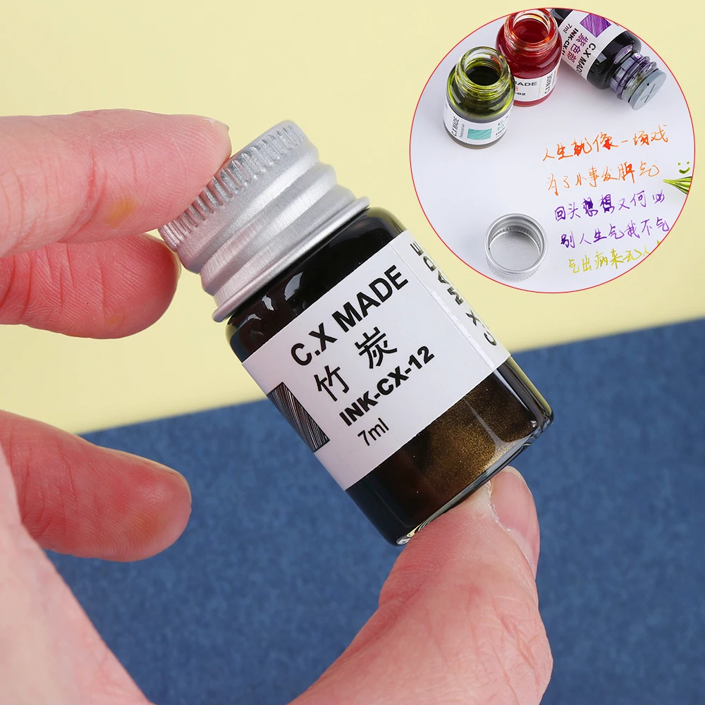 Цветная чернильная канцелярская живопись авторучка не Углеродные чернила для