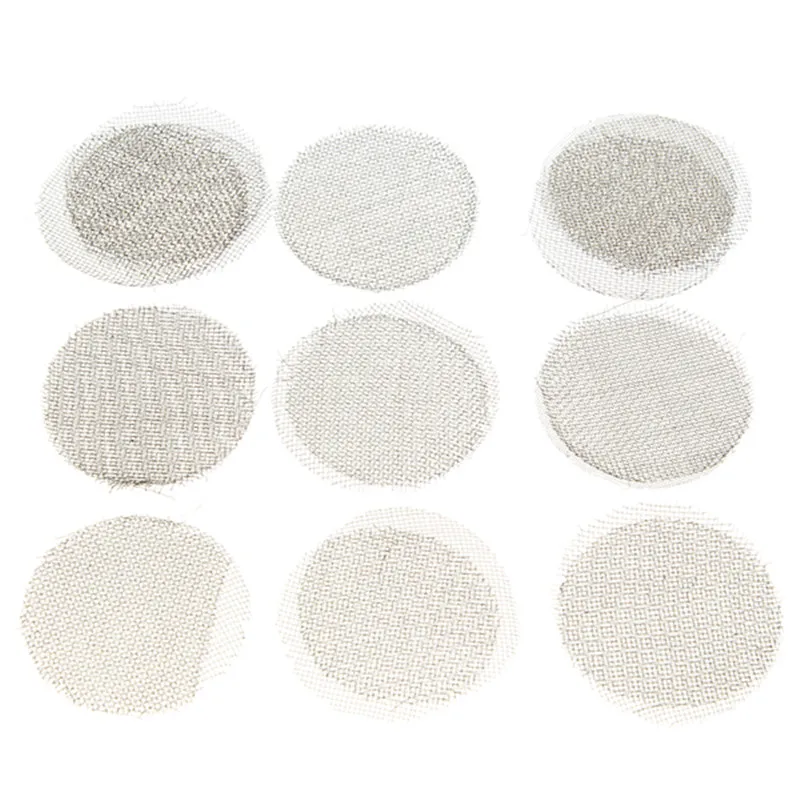 100 шт. металлические фильтры для кальяна из нержавеющей стали | Дом и сад