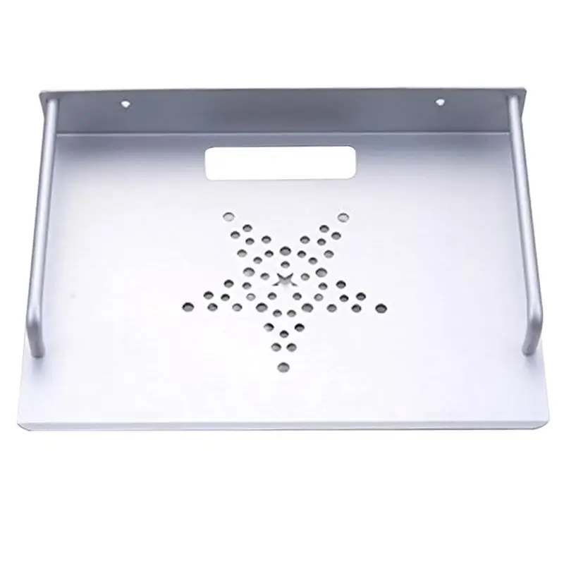 TV Box Router Set-top Boxes Mini PC DVD Player Single-layer Space Aluminum Wall Mount Storage Shelf Bracket Holder Stand Rack |