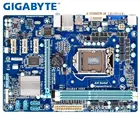 Материнская плата GIGABYTE GA-H61MA-D2V, H61, разъем LGA 1155, i3, i5, i7, DDR3 16 ГБ, uATX, бу, H61MA-D2V, для настольных ПК