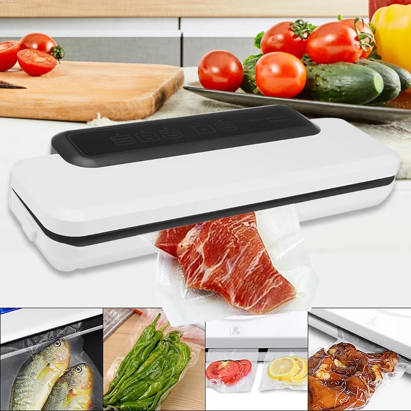 

Вакуумная упаковочная машина AUGIENB, вакуумный упаковщик для хранения пищевых продуктов, пакеты для вакуумной упаковки