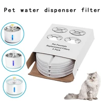 replacement activated carbon filter for cat water drinking fountain replaced filters flower for pet dog round fountain dispenser