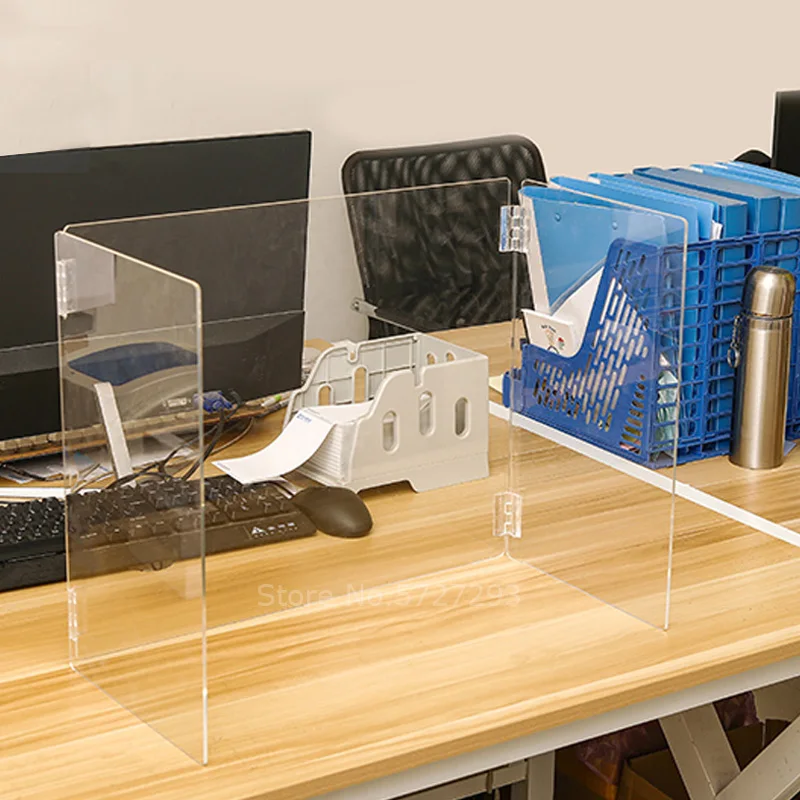 Акриловые разделители, прозрачное плексигласовое стекло, защита от чихания