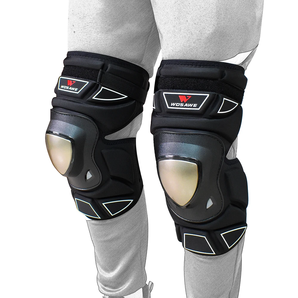 

WOSAWE Adult EVA Sports Knee Brace Support Armor Gear Guard Pads Protector Motorcycle Motorbike Bike Racing Skate Ski Snowboard