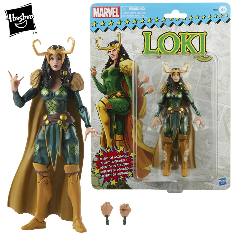 Фигурка Hasbro из серии Marvel Legends Оригинальная фигурка Loki 6 дюймов Женская