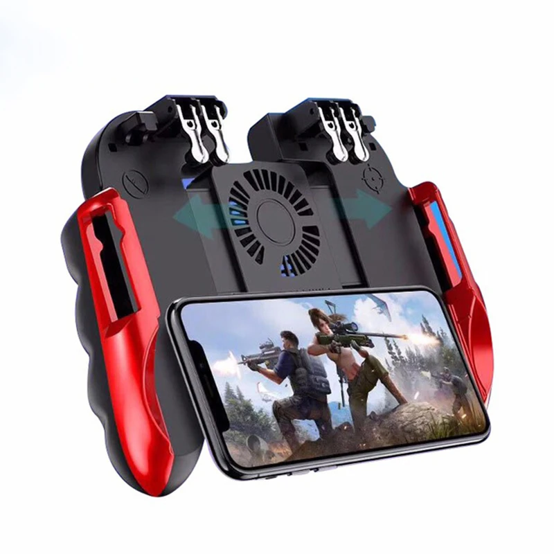 Pubg игровой контроллер мобильный геймпад с охлаждающим вентилятором H9 шесть