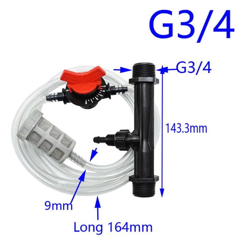 3/4 &quotсадовое оросительное устройство Вентури удобрения инжектор переключатель