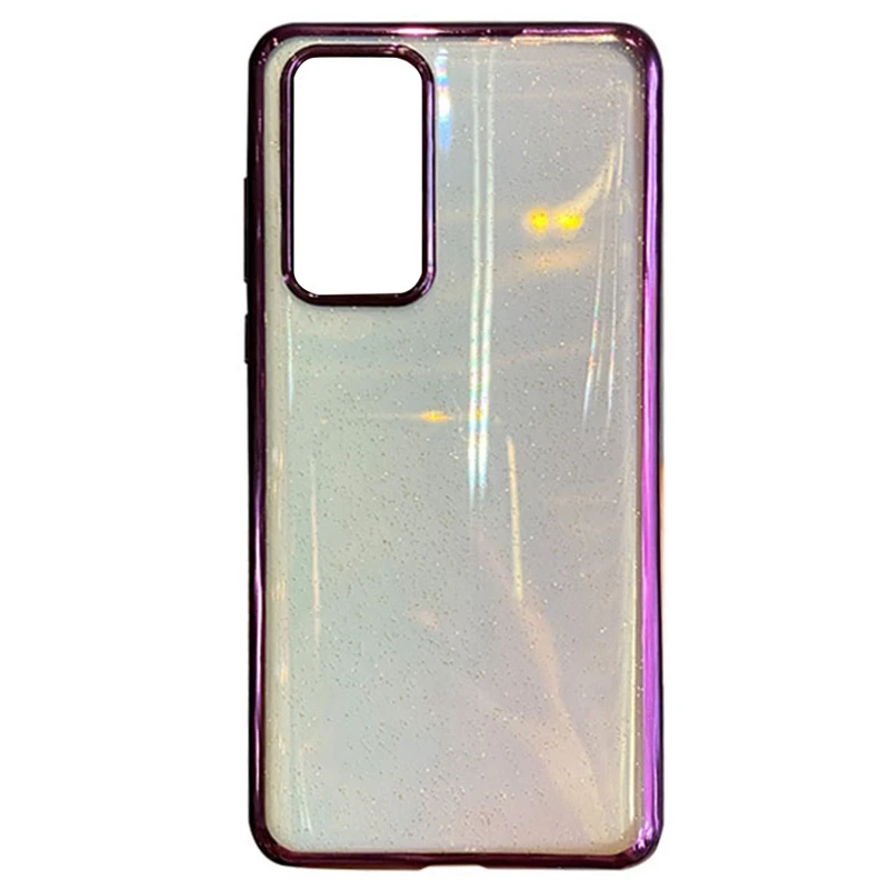 

For Huawei P40 Mobile Phone Case All-Inclusive Anti-Drop Transparent Glitter Soft Silicone Plating Case Cover