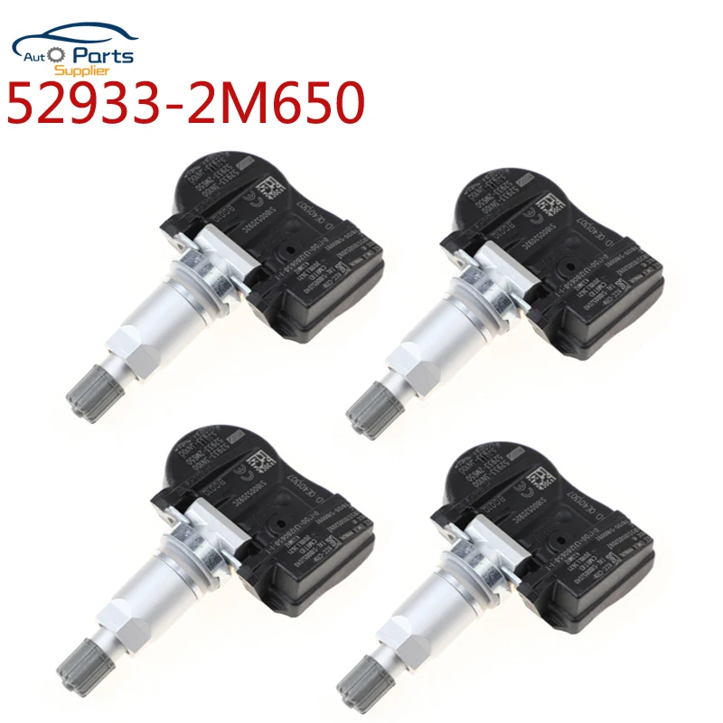 4 шт. 52933 2M650 529332M650 TPMS датчик давления в шинах 433 МГц для hyundai Kia Carens 529333N100 52933A5100 529332J100
