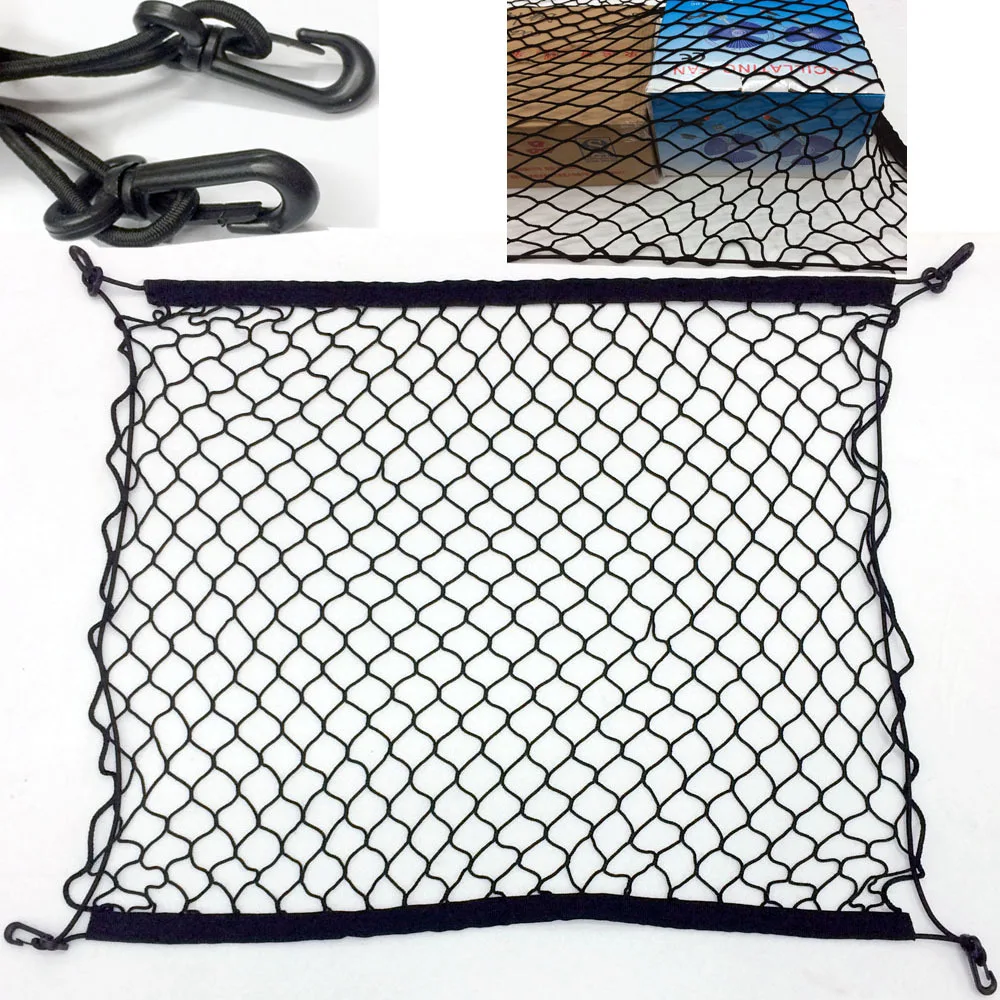 

For Toyota Land Cruiser Prado FJ 150 FJ150 LC150 2010-2018 Car Trunk Luggage Storage Cargo Organiser Nylon Elastic Mesh Net