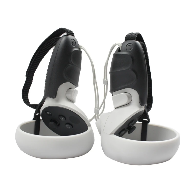 

Protective Silicone Half Case Handle Grip Strap for -Oculus Quest 2 Controller