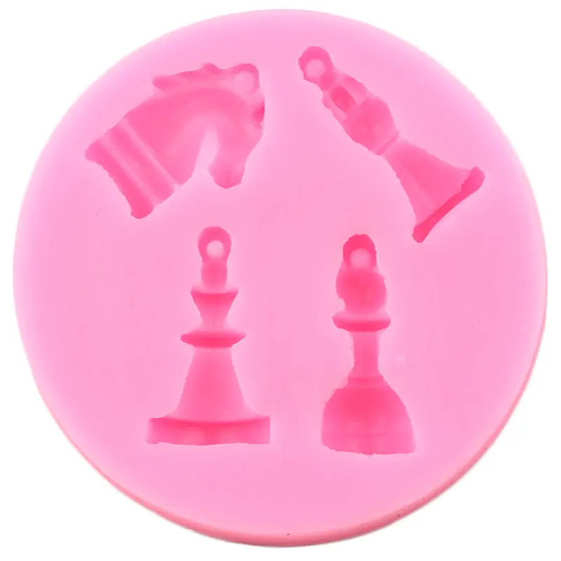 Шахматная доска King Queen рыцарь силиконовые пресс формы для шоколадных конфет
