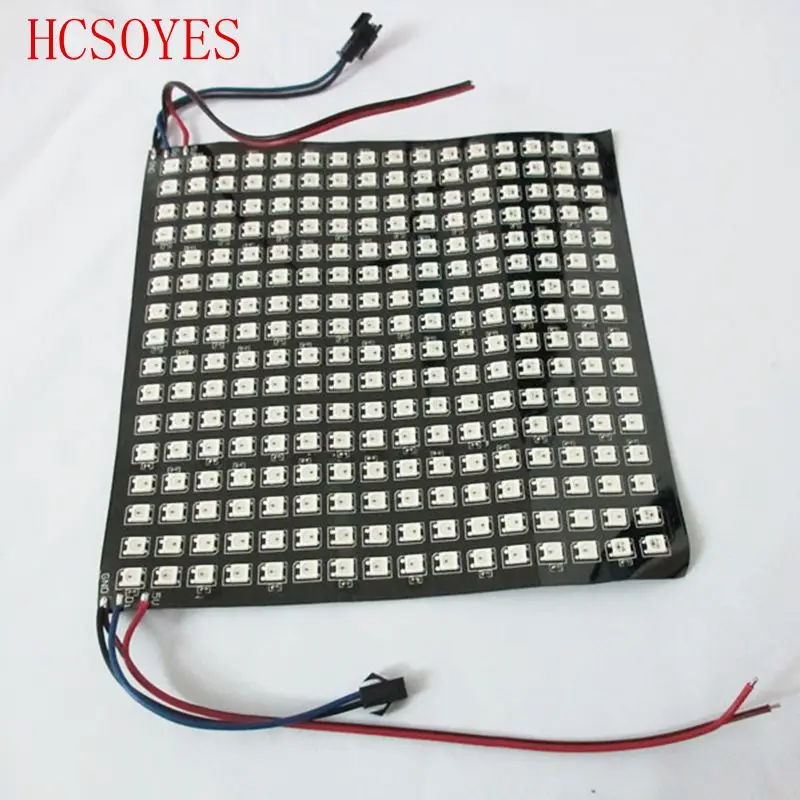 WS2812B светодиодный теплоотвод WS2811 IC 16X16 rgb модуль пиксель цифровой индивидуальный
