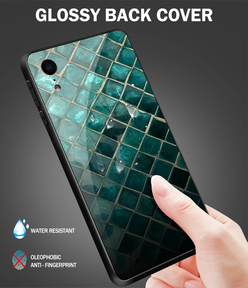 Для iPhone 5S, se, 6, 6 S, 7, 8 Plus XR XS макс. закаленное стекло чехол для Meizu M5 M6 M8 M9 Примечание 16th Plus с узором в полоску защитная оболочка