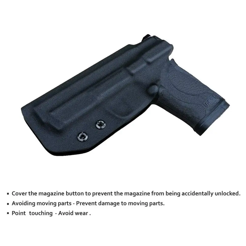 B.B.F Make IWB Тактический KYDEX пистолет кобура: S & W M P 380 EZ внутри скрытого ношения кобура