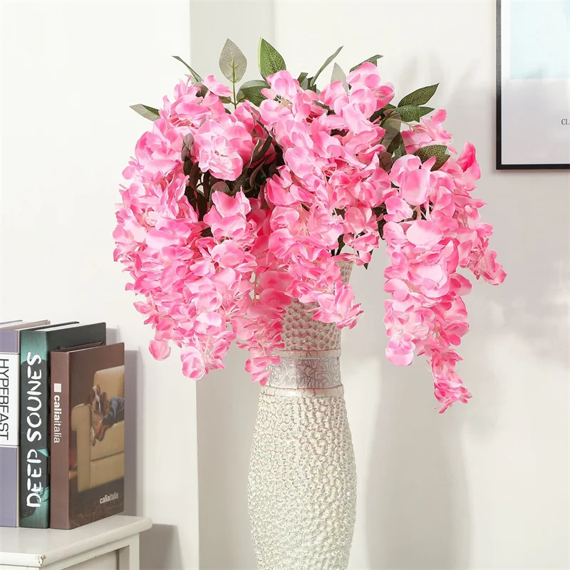 Искусственный цветок Глициния искусственный украшение на потолок вечерние