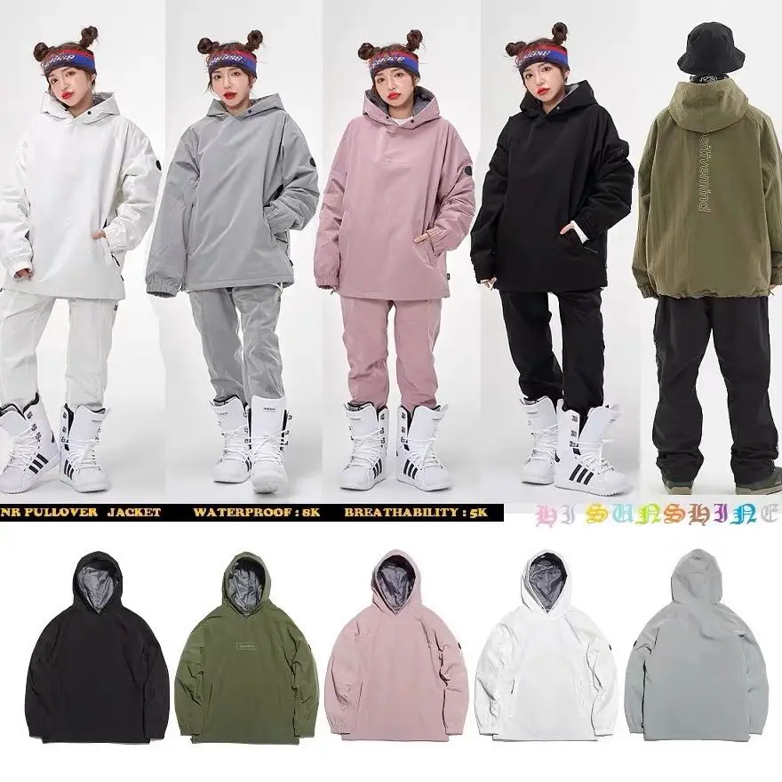Dmt.Pstmm Women Ski Pants With Knit Waterproof Mountain Long Ski Pants  Zippe Pocket Tight Trouser Legs Pants AND JACKETUnisex