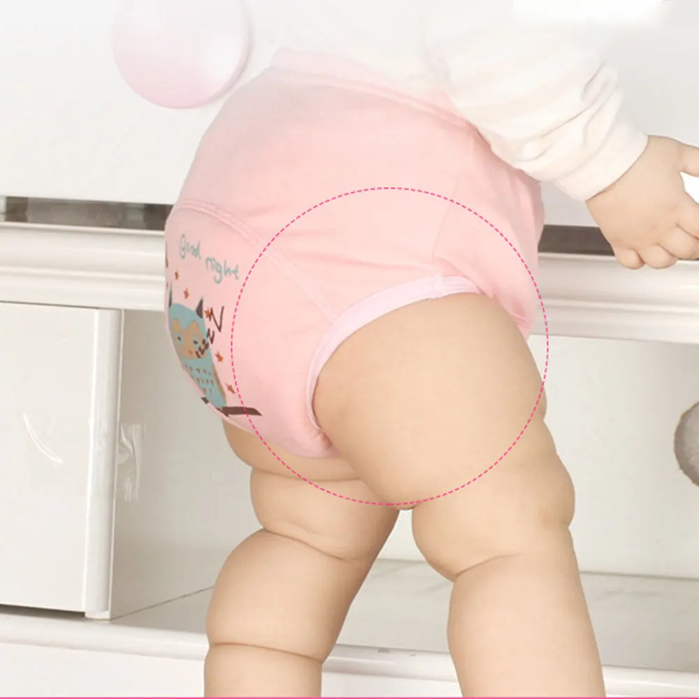 LOOZYKIT Breathable Baby Diapers Cover Reusable Toddler Cloth Diaper Nappy Kids Waterproof Training Pants Infant Children Shorts | Мать и