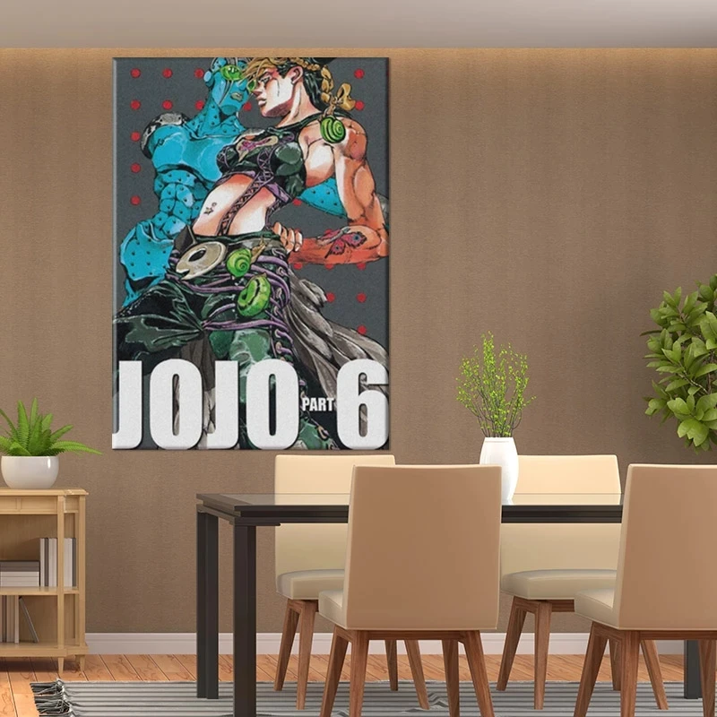 

Jojo Part 6 Stone Ocean Anime Role Wall Art Canvas Poster Hd Prints Modern Painting Pictures Modular For Living Room Home Decor