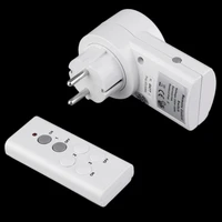 new wireless remote control home house power outlet light switch socket 1 remote eu connector plug dc 12v hot sale dropshipping