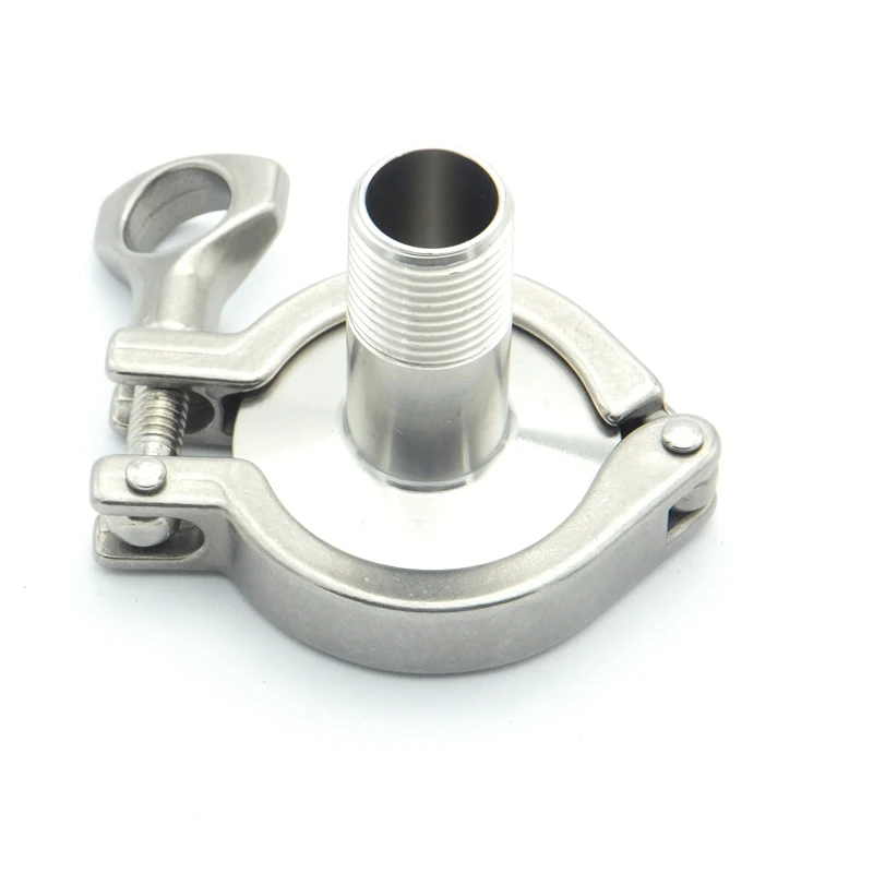 304 Набор насадок санитарной трубы из нержавеющей стали 1/2 &quotнаружная резьба NPT