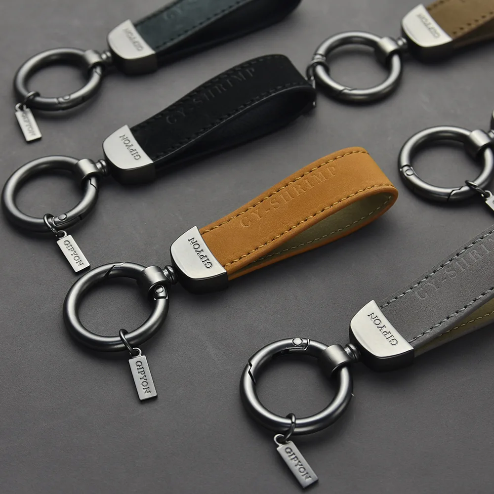 

Suede Key Strap Key Ring For Hyundai Tucson Sonata Creta Solaris Elantra Accent IX20 ix25 i30 IX30 i40 I35Keychain
