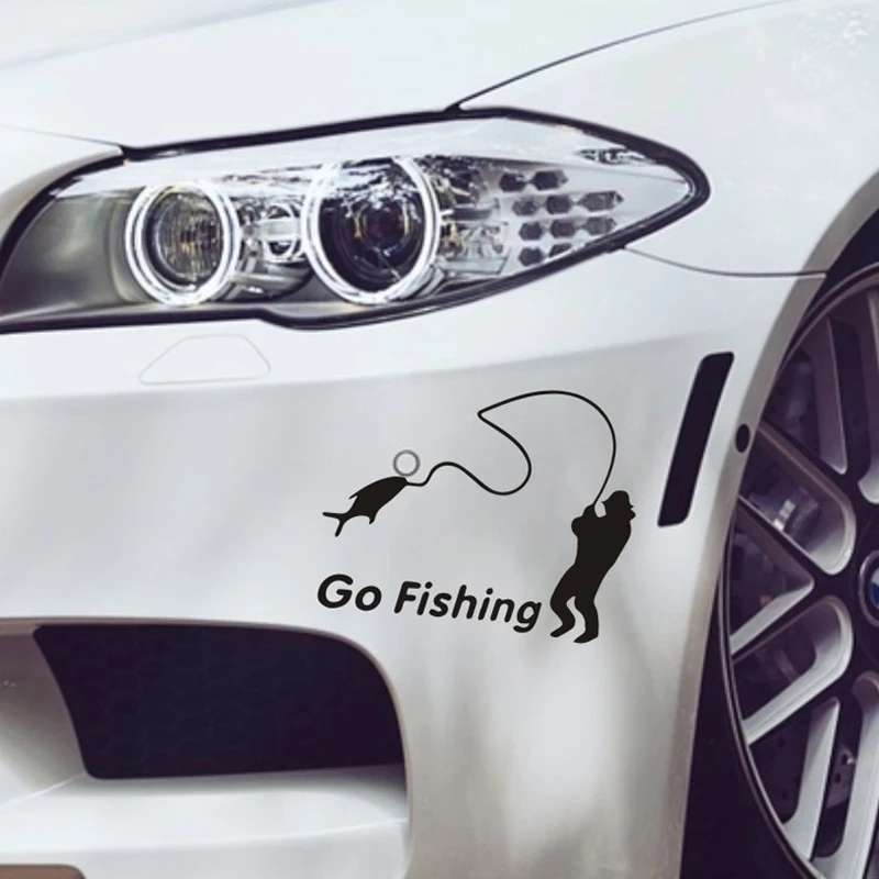 Новинка 2020 популярная Виниловая наклейка для автомобиля Go Fishing Ford Focus Fusion Escort Kuga