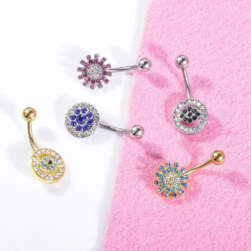 Navel Piercing Body Jewelry Vintage Belly Button Rings Barbell Ring |