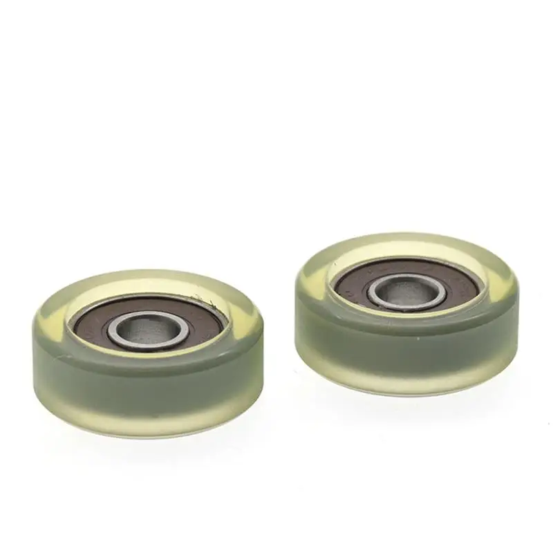 Подшипник ролика с низким уровнем шума из полиуретана PU 608 608RS мягкой резины 8x30x11 мм, 10 шт./50 шт.