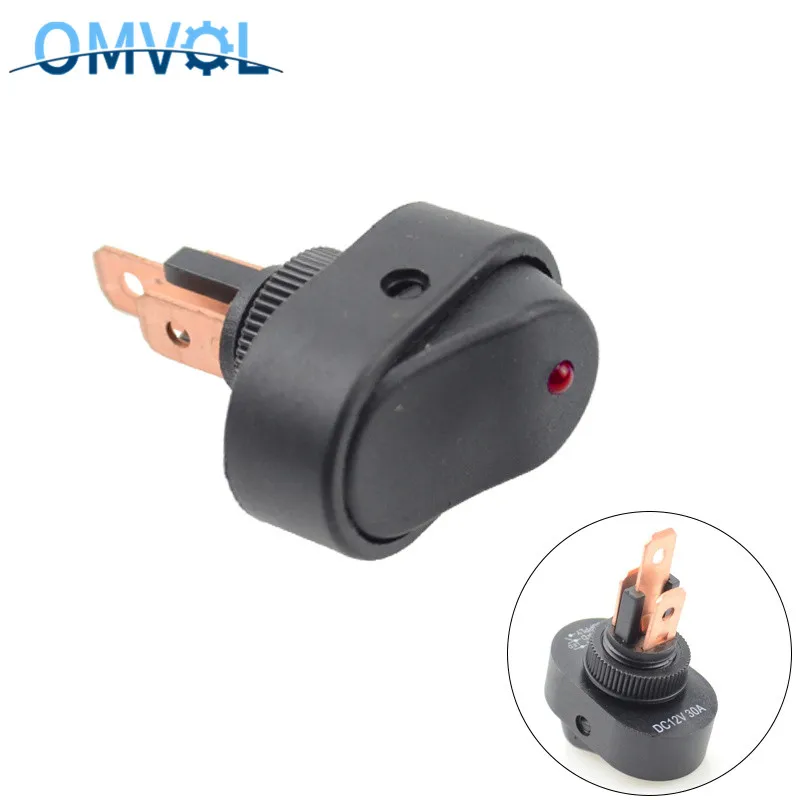 1 шт. модификация автомобиля светодиодная подсветка кулисный переключатель 12В 30А