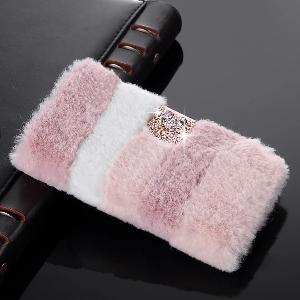 style 1 LLZ.COQUE Роскошный чехол-портмоне с откидной крышкой и функцией подставки чехол для телефона для samsung J3 J4 J6 J7 J8 A5 A6 A7 A8 Магнитная с Плюшевым Мехом на застежке чехол Coque - Цвет: style 1