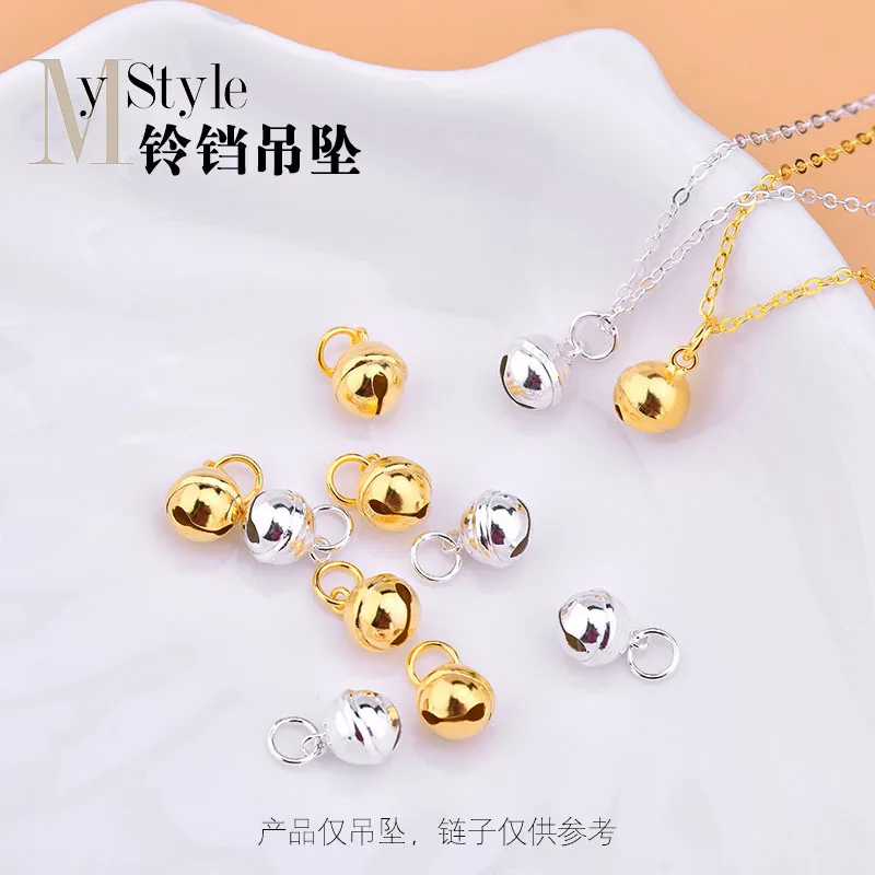 

Кулон в виде мини-колокольчика из серебра 925 пробы