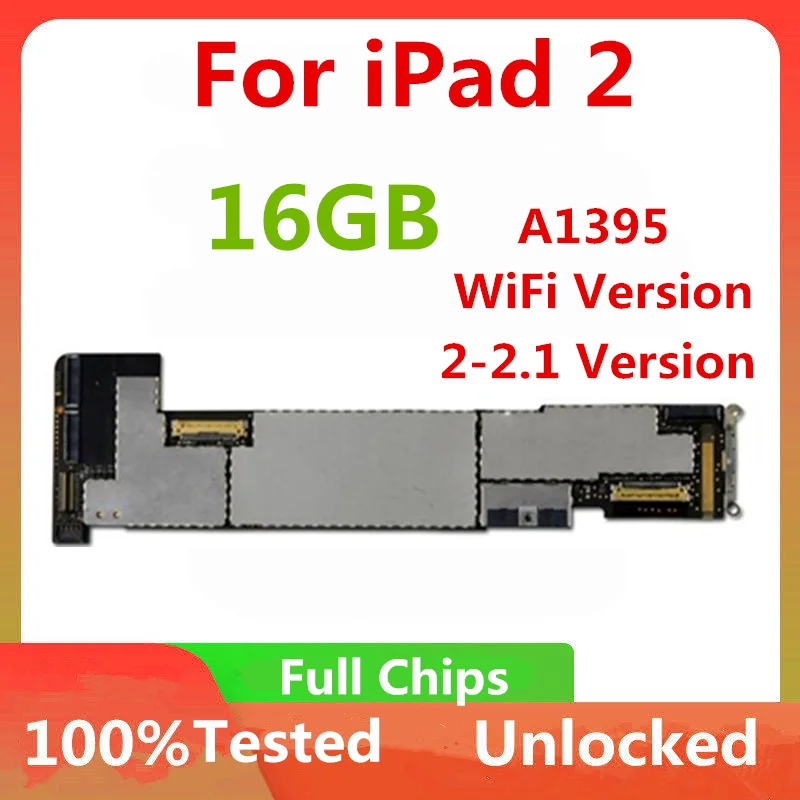 Материнская плата A1395 для iPad 2 основная с системой OS полные чипы Wi Fi версия
