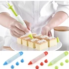 Силиконовая ручка для пищевых продуктов инструменты для украшения шоколадом форма для торта кремовая чашка глазурь для печенья Кондитерские насадки кухонные аксессуары