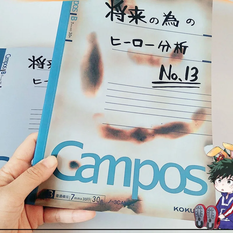 Записная книжка My Hero моя геройская Академия Midoriya Izuku аксессуар для аниме реквизит