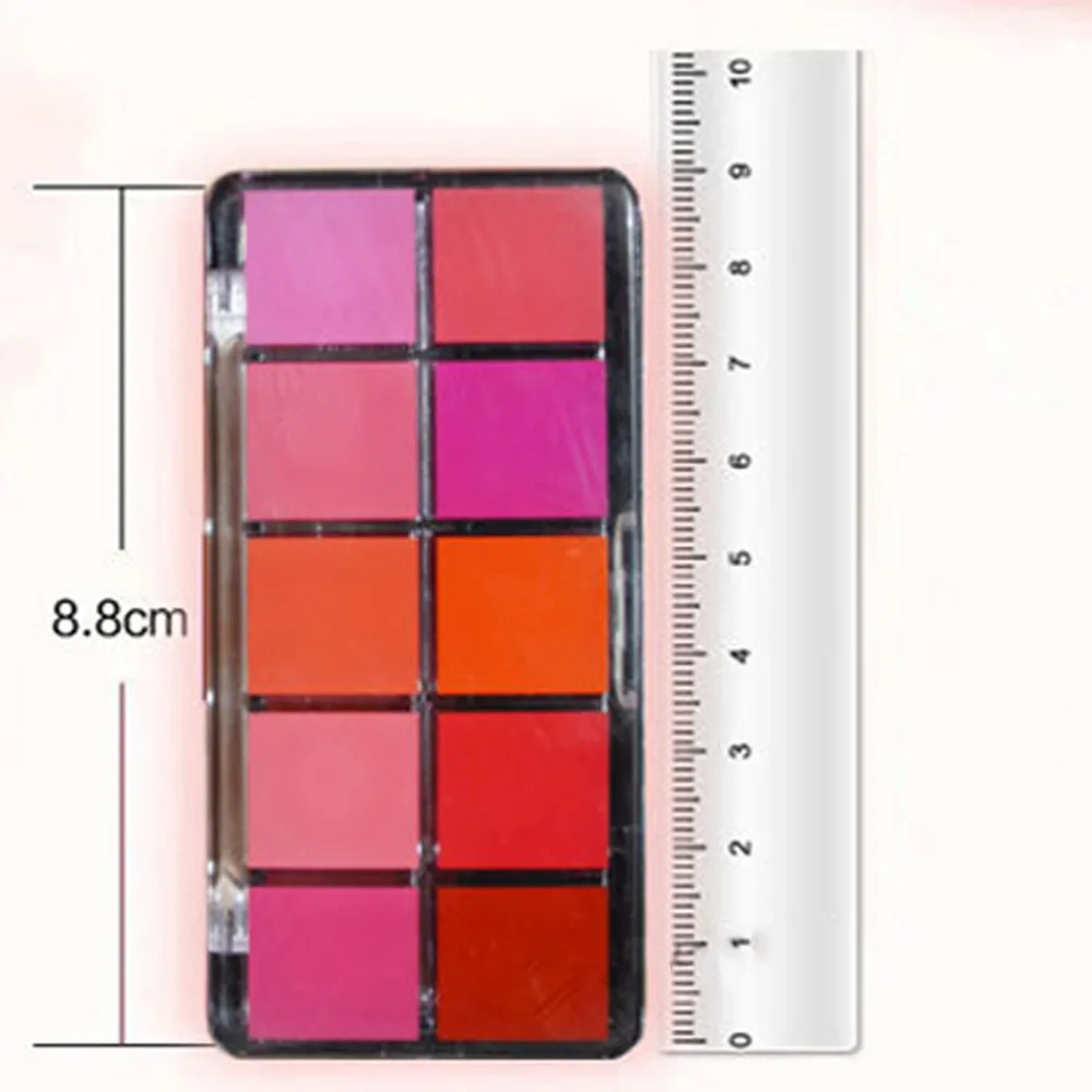 Горячая Распродажа водостойкая губная помада 10 цветов Красивые Помады для