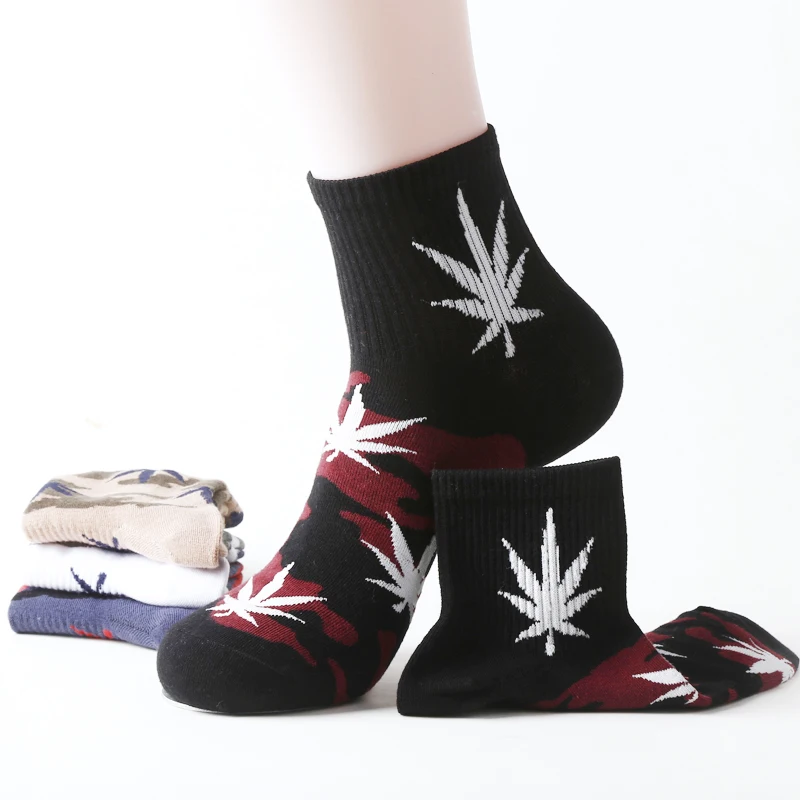 Носки мужские короткие камуфляжные антибактериальные из хлопка размеры 38