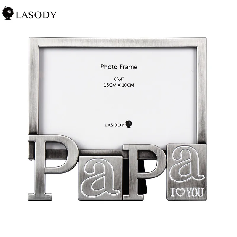 Фоторамка для папы с античной серебряной настольной фоторамкой подарок дедушке