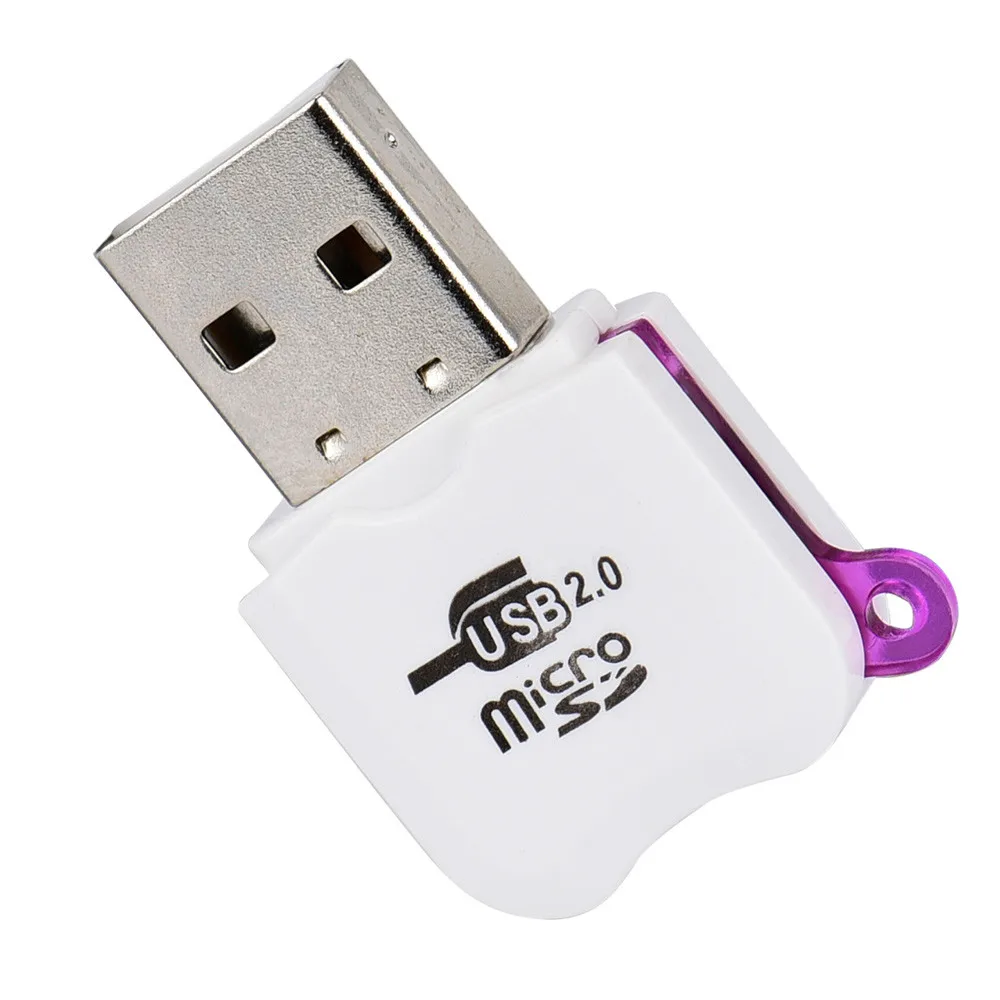 Binmer Mini Card Reader Micro SD TF T-Flash адаптер для карт памяти высокоскоростной USB зеленый