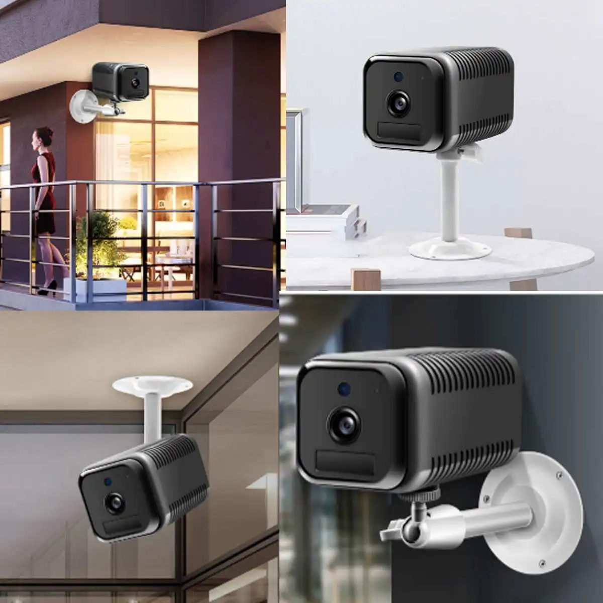 

1080P Wifi PTZ Camera 360 Degree 4X Digital Zoom Cloud Security Camera Wireless Infrared AI Human Detection Waterproof Camera