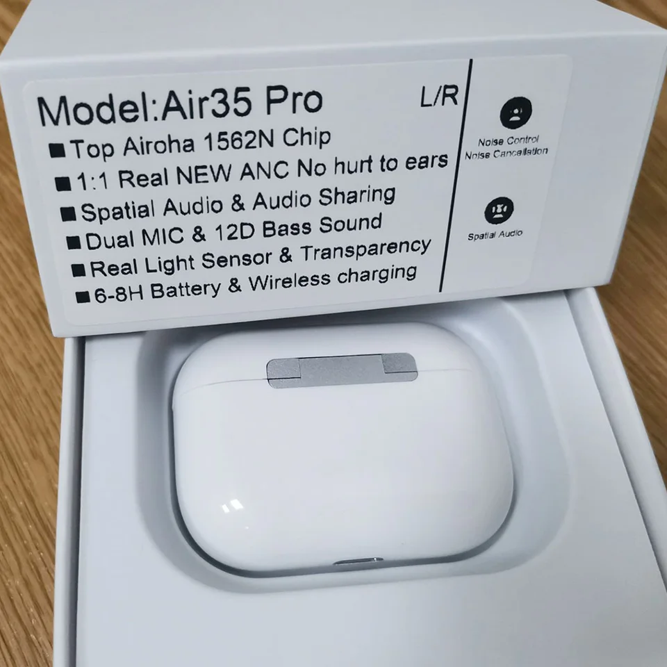 Air35 Pro PK Air30 TWS 45DB ANC беспроводные наушники Bluetooth 5 2 вкладыши с супер басами