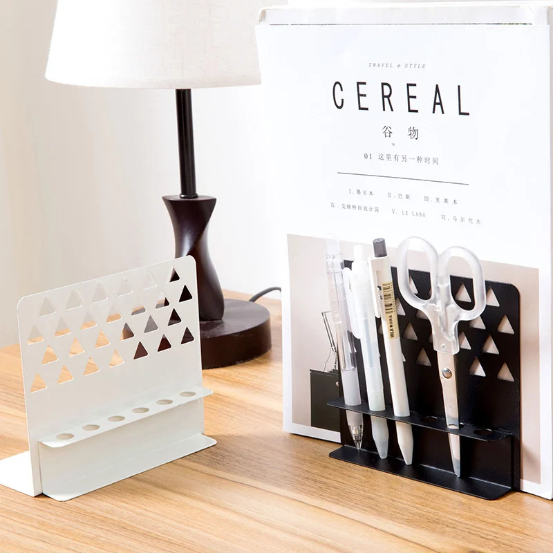 Железный книжный шкаф со встроенным крючком для хранения книжная полка белого и