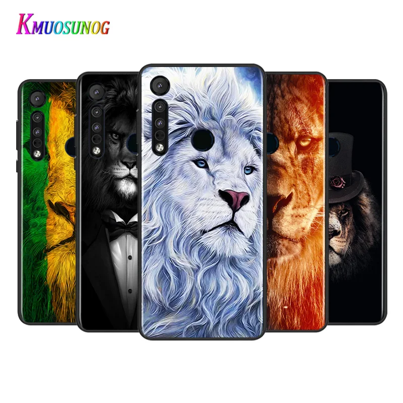 

Majestic Animal Lion For Motorola G9 G8 G Stylus Power One Fusion Hyper Edge E7 E6 5G Plus Play Lite Silicone Phone Case