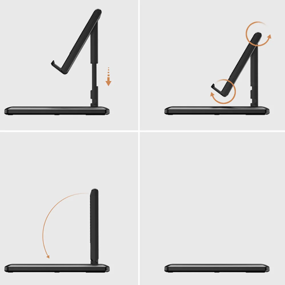 

New Universal Foldable Desk Phone Holder Stand for Samsung iPhone iPad Adjustable Desk Bracket Smartphone Desktop Stand