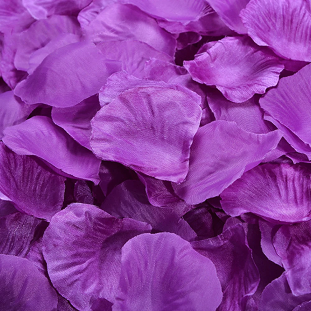 

500pcs 5*5cm Rose Petals Wedding Decoration Romantic Artificial Rose Flower Leaves Wedding Engagement bridal Supplies accessory