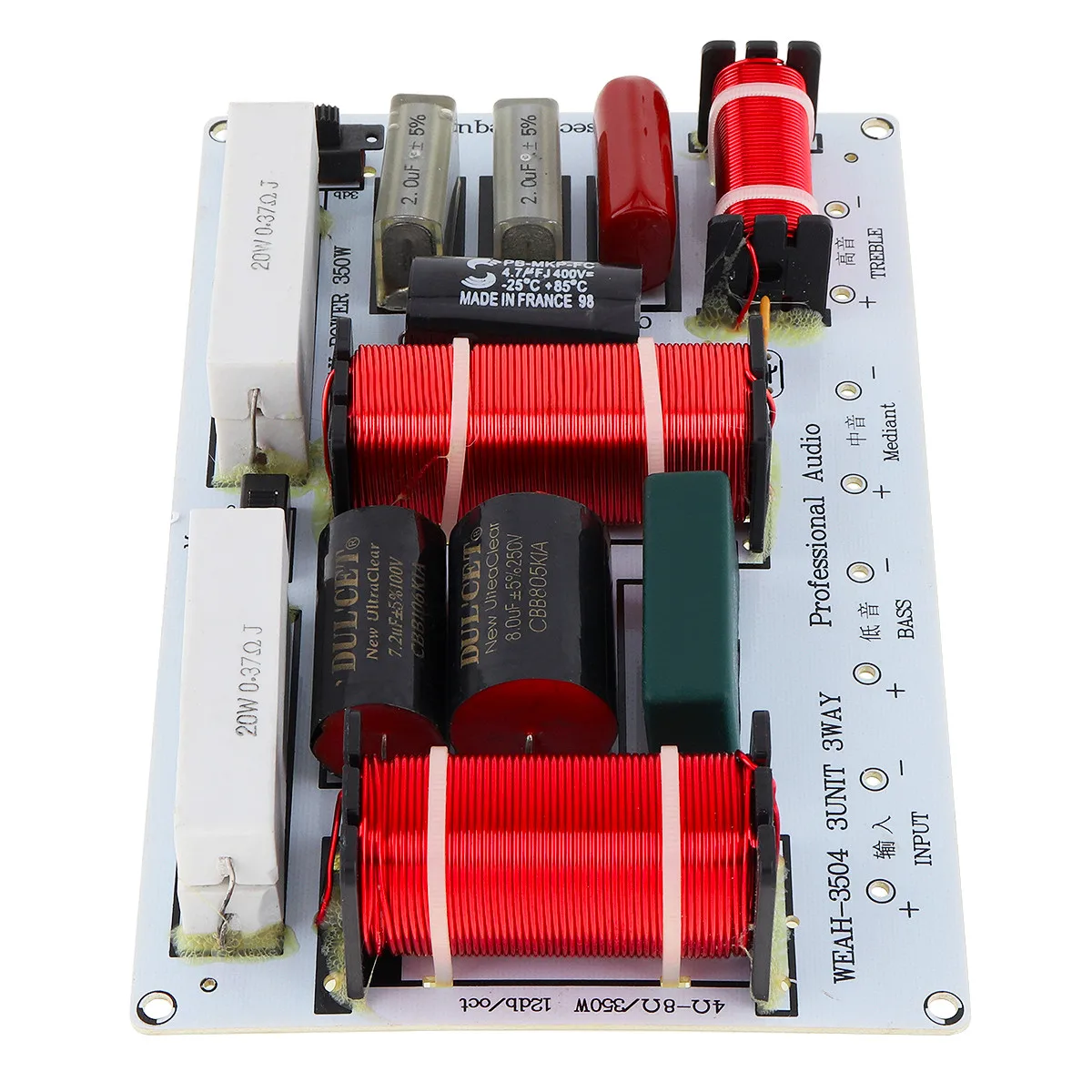 Тройной Средний басовый динамик 350 Вт аксессуары для автомобиля |