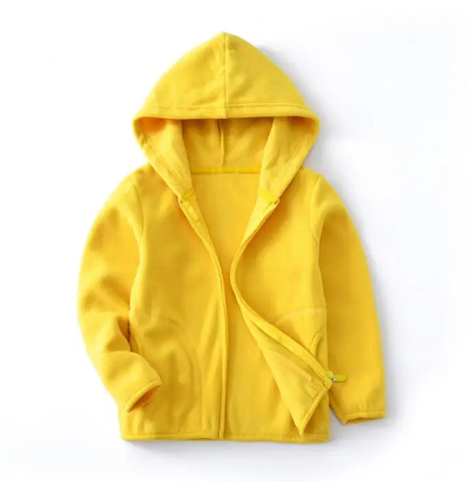 2019 новая зимняя флисовая Детская куртка пальто модная повседневная одежда