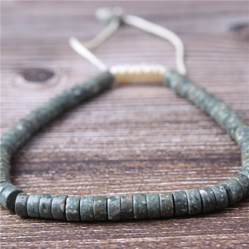 

Lanli 2x4mm Fashion Green Jade Agate Natural Stone Loose Beads Spacer Round Beads Diy Bracelet Necklace Earrings Accessories