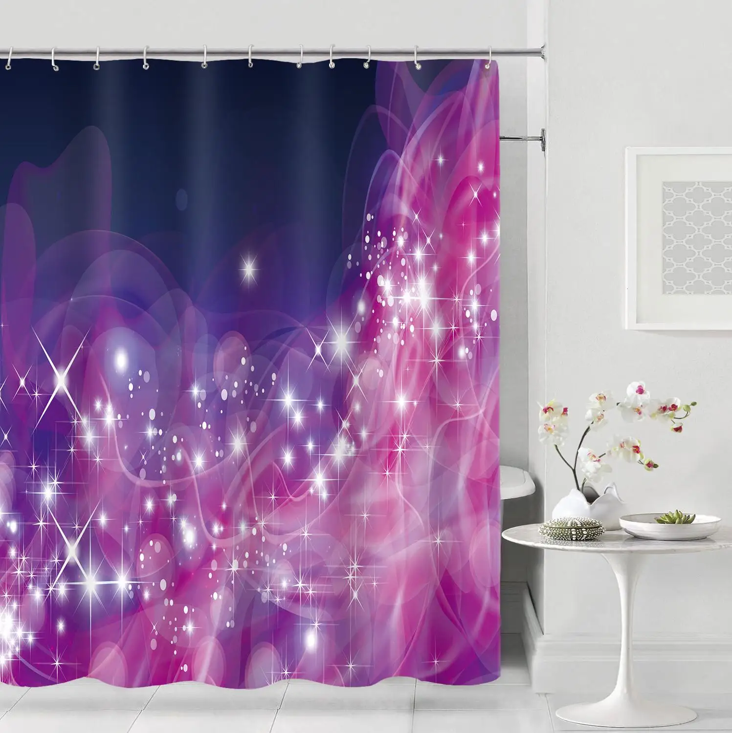 modern rainbow stripes shower curtain decor waterproof polyester eco friendly shower curtains bathroom decoration douchegordijn free global shipping